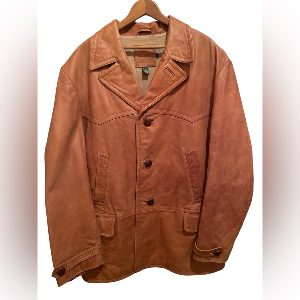 J. Crew Men’s Vintage Leather Jacket